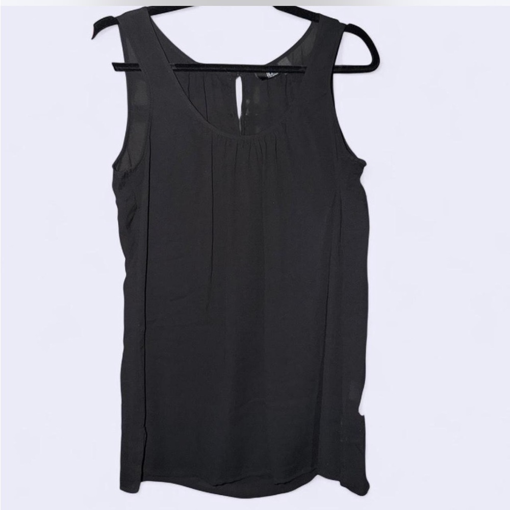 a.n.a Black Sleeveless Tank Top